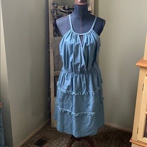NWT Spenser size 14 blue denim like dress